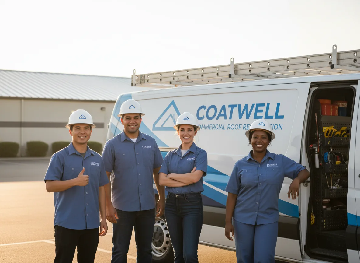 Commercial roof coating company in Amsterdam, OH